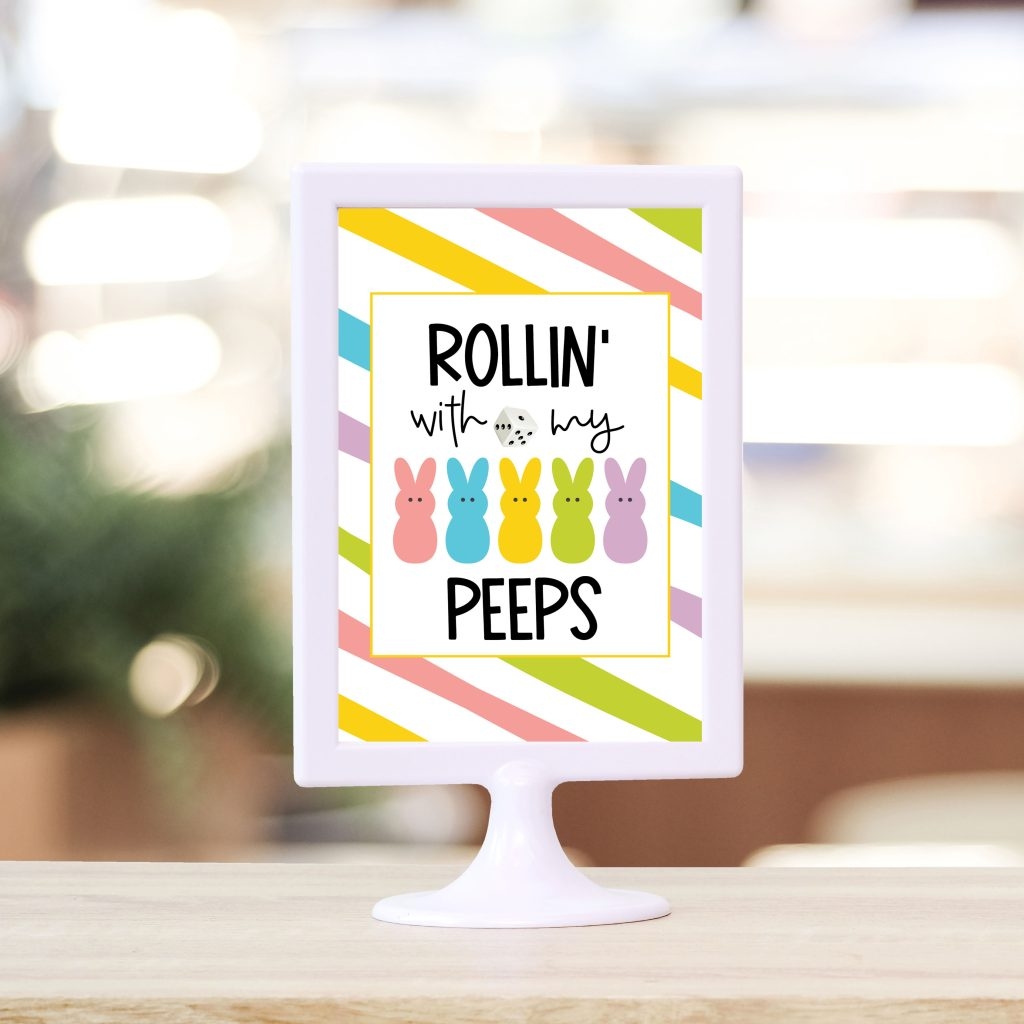Free Spring Bunco Printables