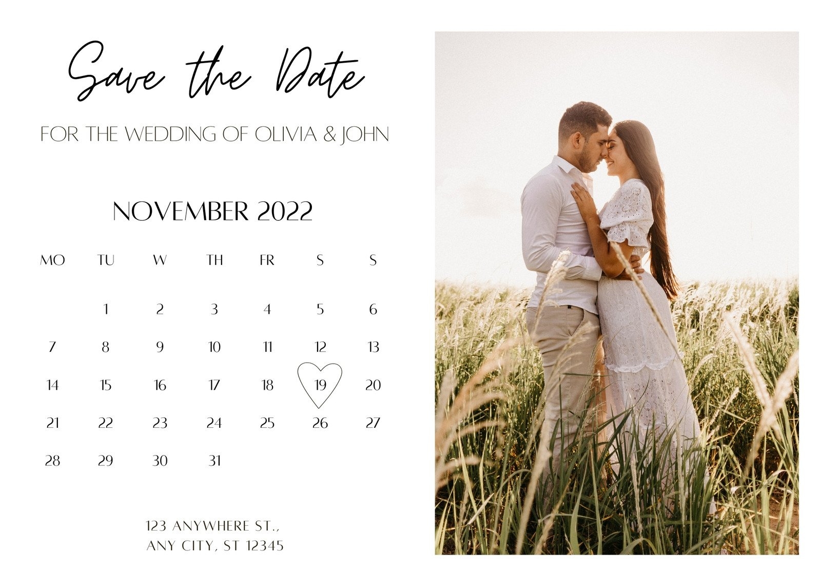 Free Printable Save The Date