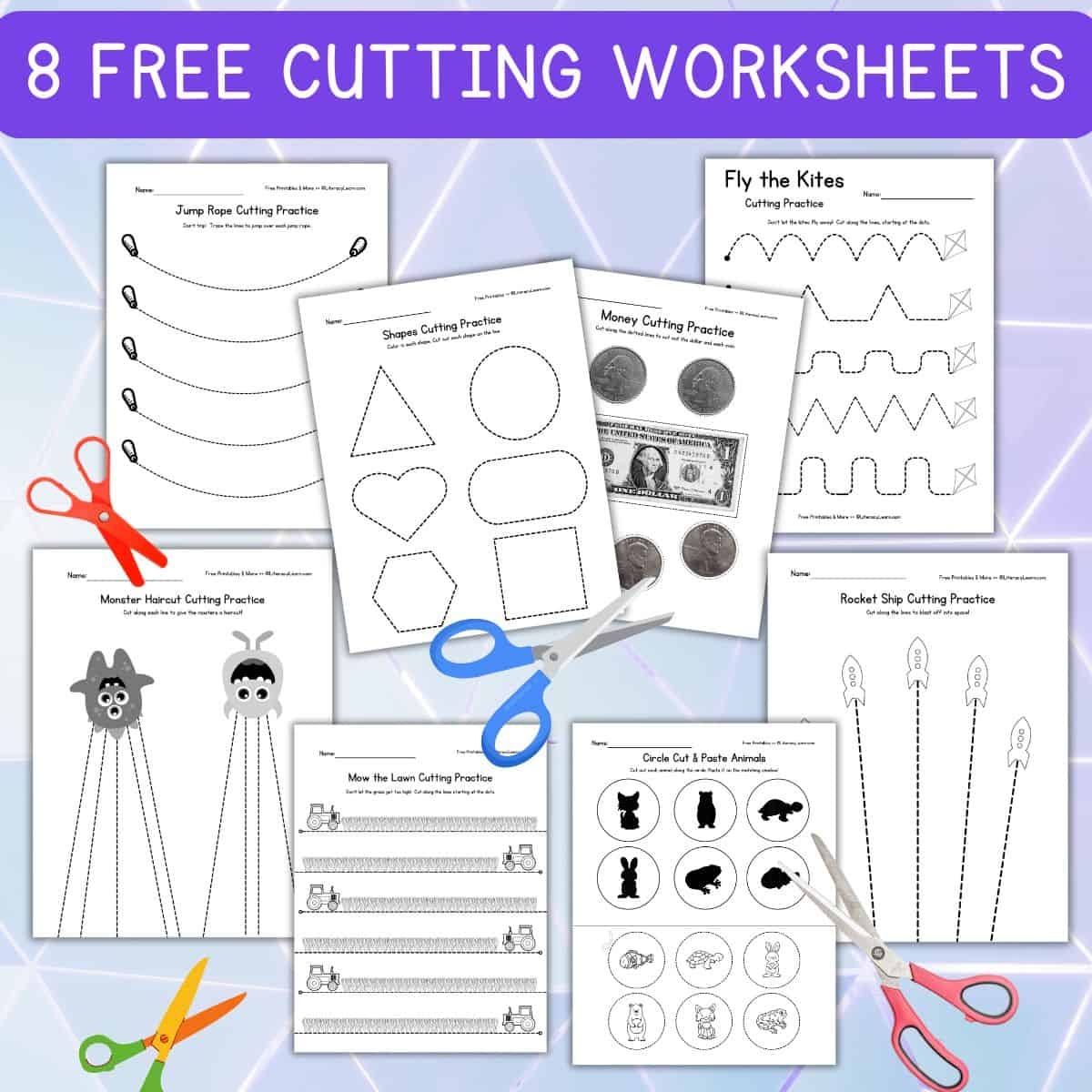 Free Scissor Skills Printables