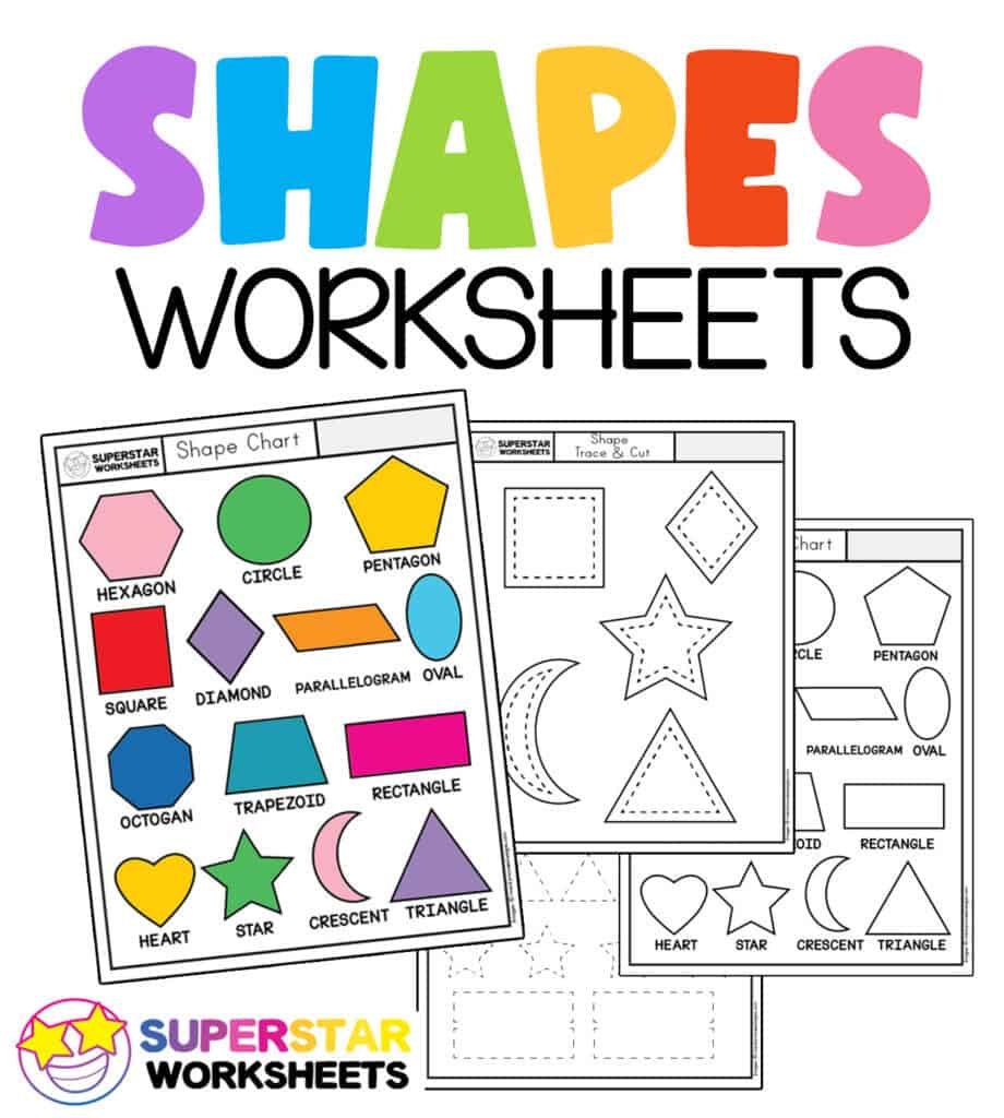 Shape Worksheets Superstar Worksheets