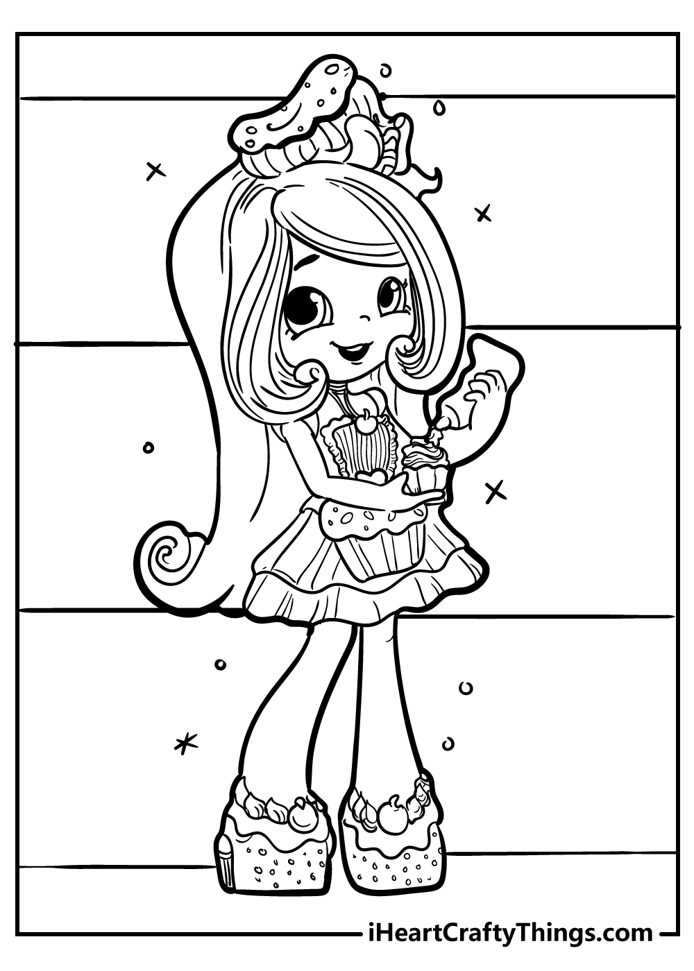 Shopkins Free Printable Coloring Pages