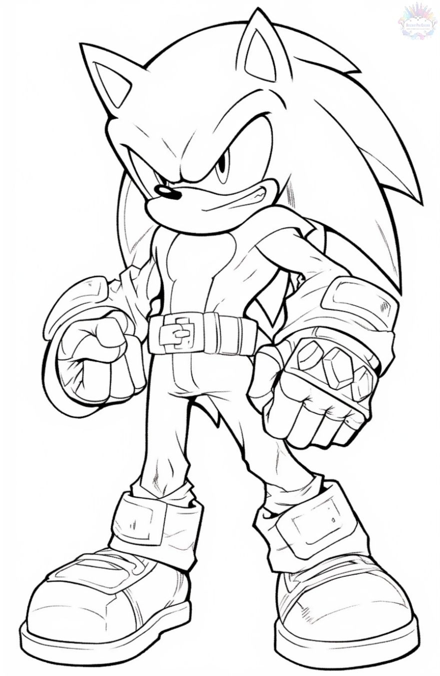 Free Printable Sonic Coloring Pages