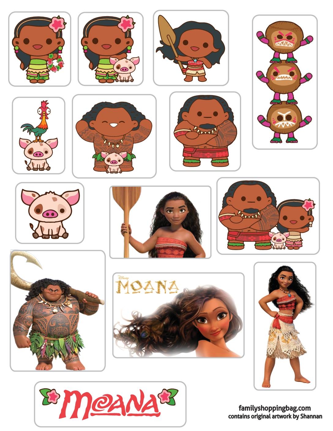 Moana Printables Free