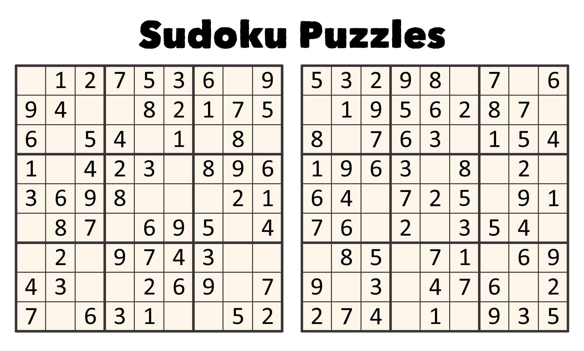 Sudoku Puzzles To Print 10 Free PDF Printables Printablee Worksheets Library