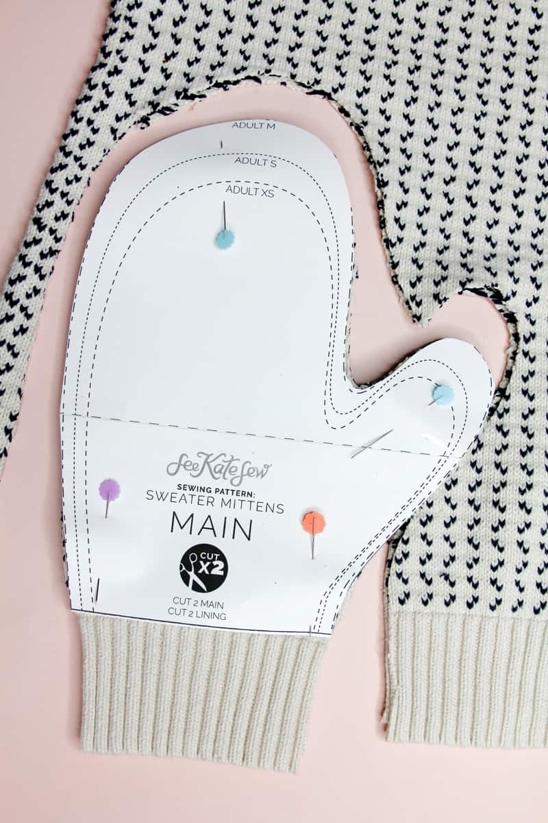 Sweater Mitten Pattern Sewing Free Mittens PDF Download See Kate Sew