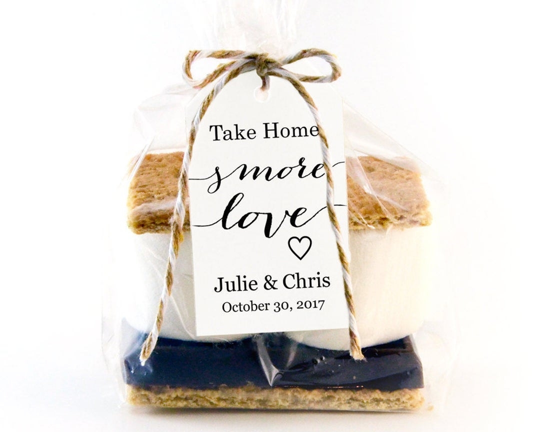 Take Home S MORE Love Tag Template S mores Favors Smores Bar Smores Kit Smore s Bar Smore s Favor Tags Gift Tags Wedding Tags Etsy