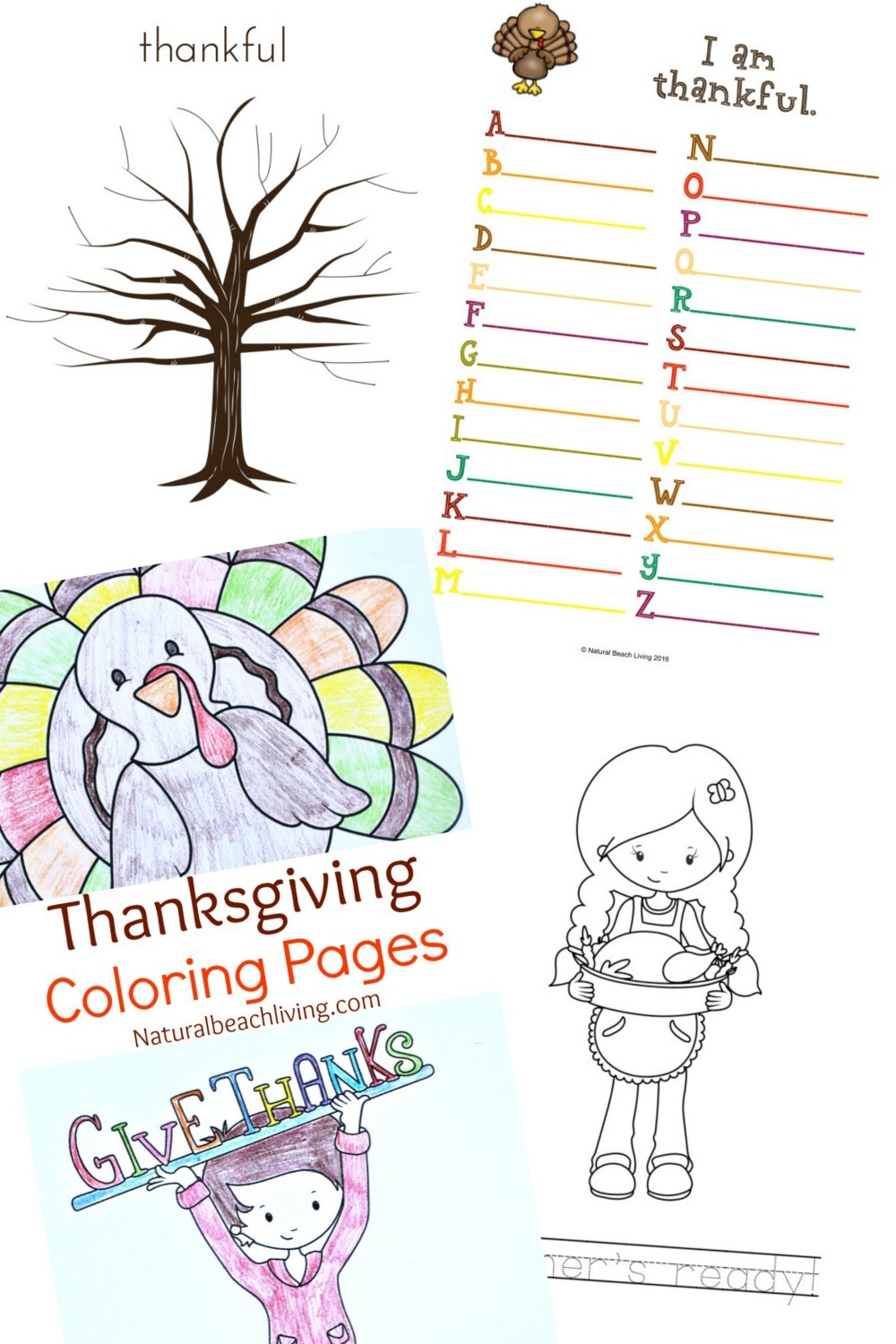 Free Kids Thanksgiving Printables