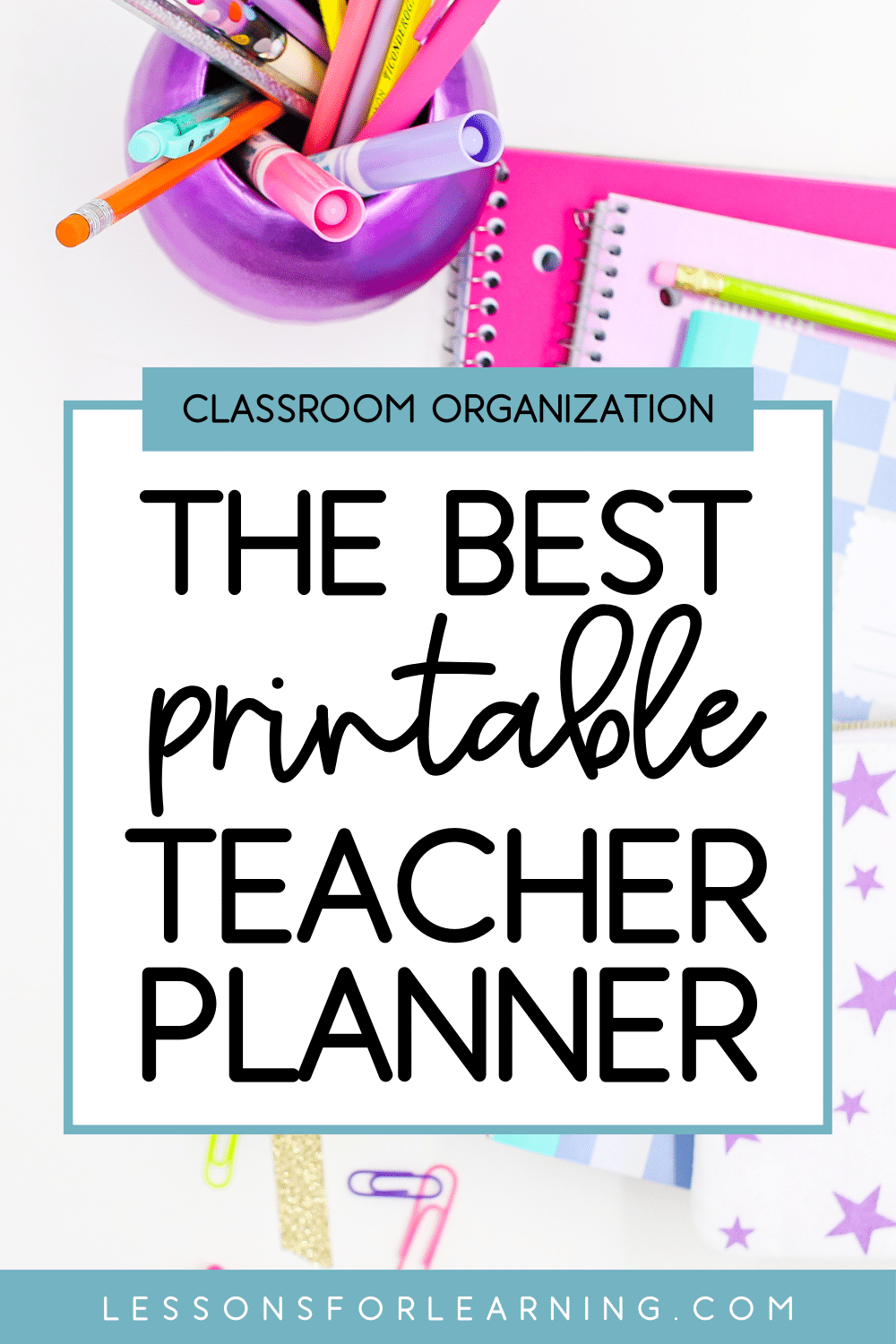 Teacher Planner Printable Free