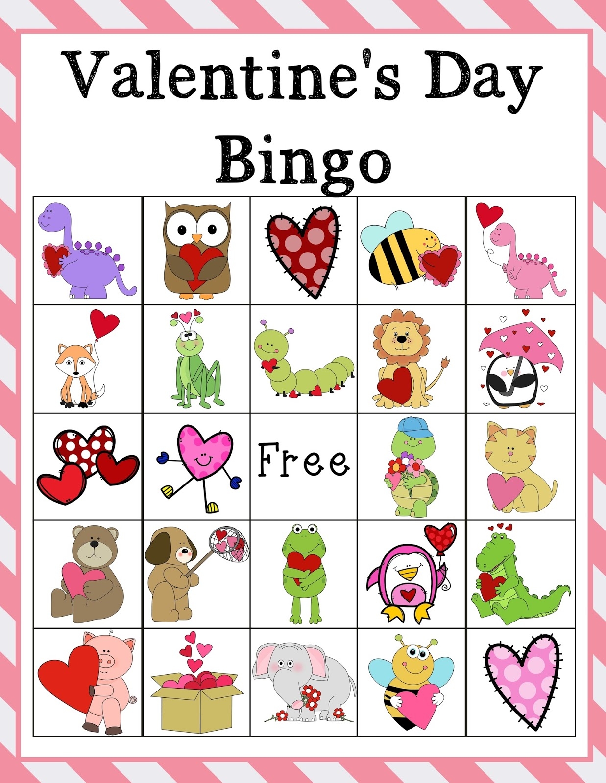 The Cozy Red Cottage Free Valentine s Day Bingo