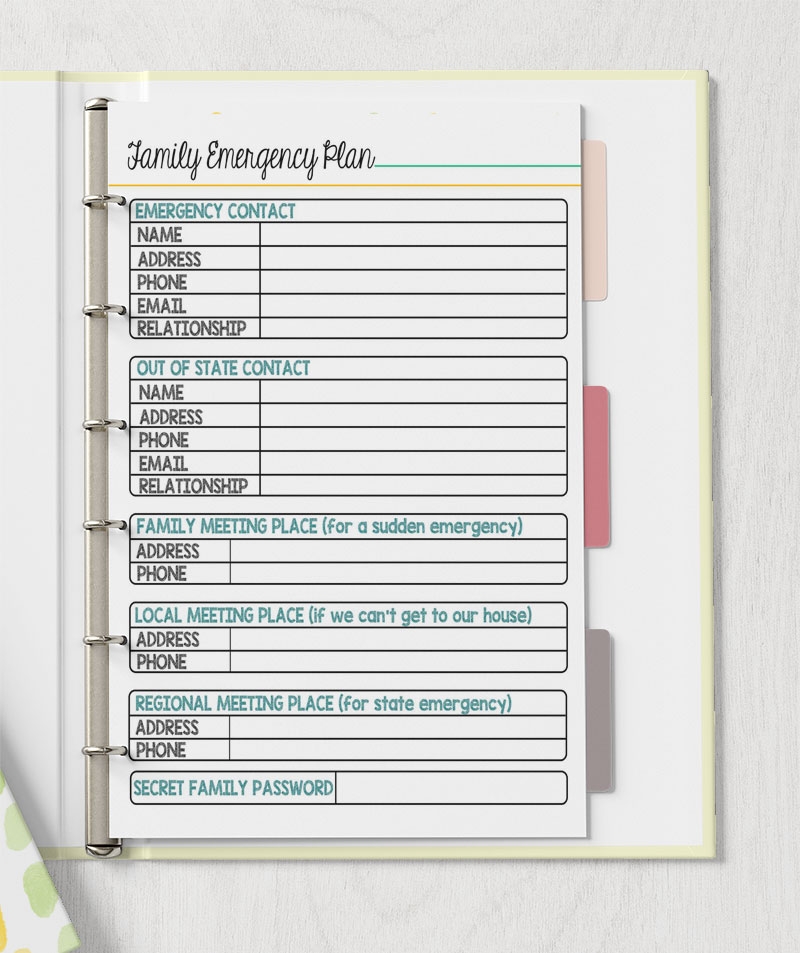 The Emergency Prep Binder Every Family Should Have Sunny Day Family
