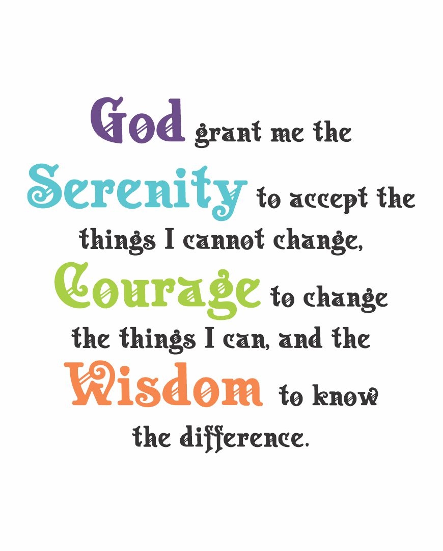 The Serenity Prayer Version 10 Free PDF Printables Printablee