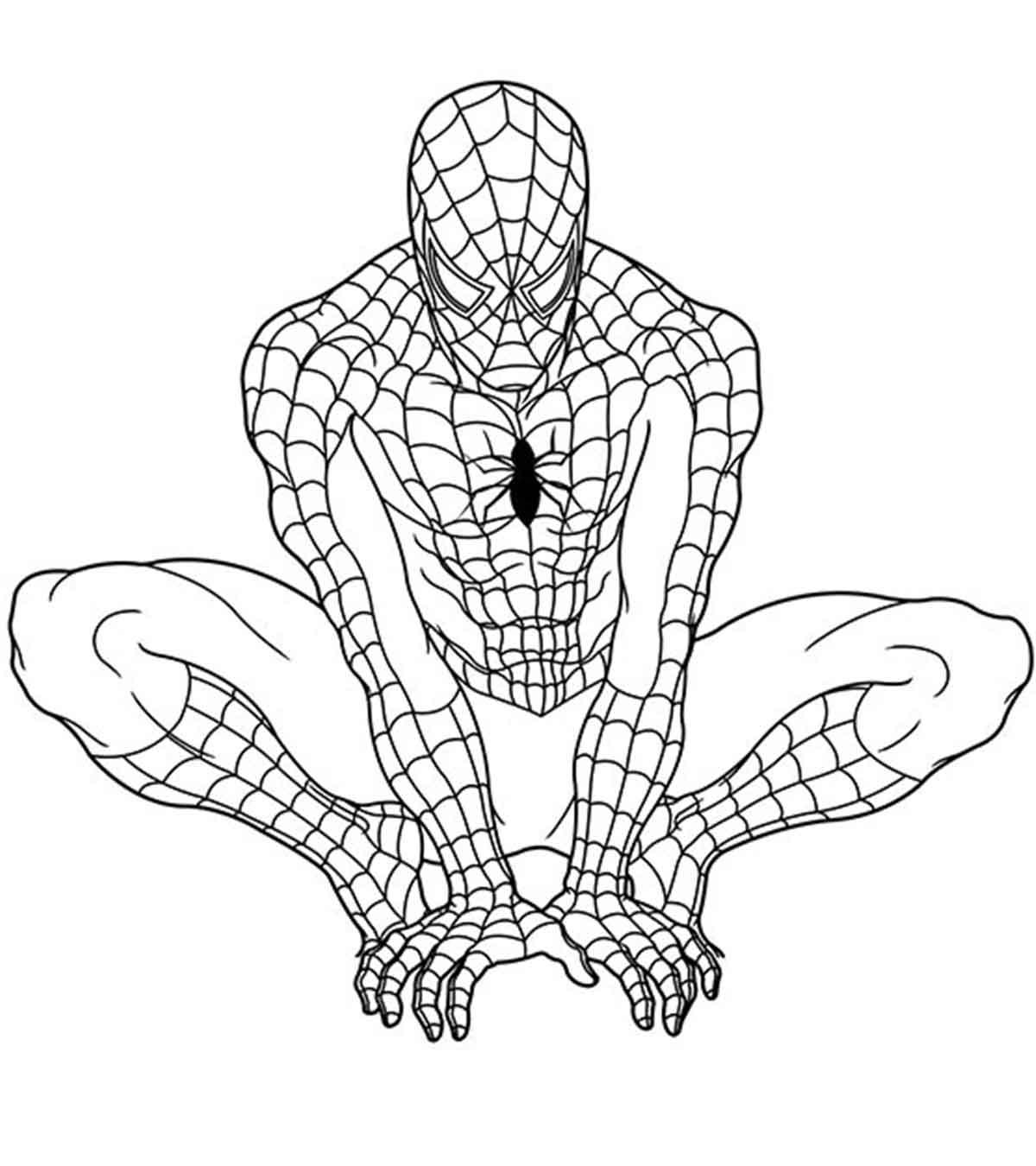 Top 20 Free Printable Superhero Coloring Pages For Little Ones