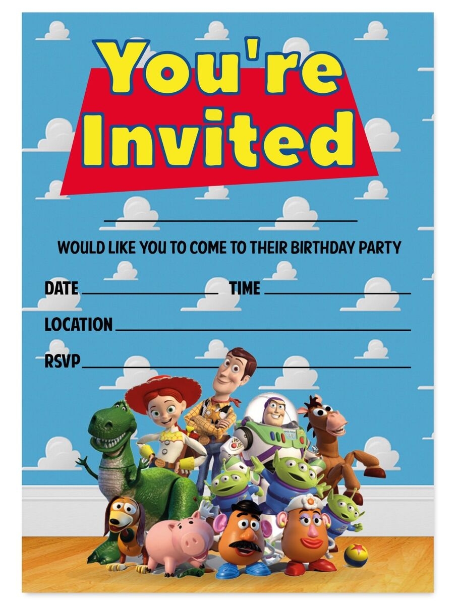 Toy Story Invitations Free Printable