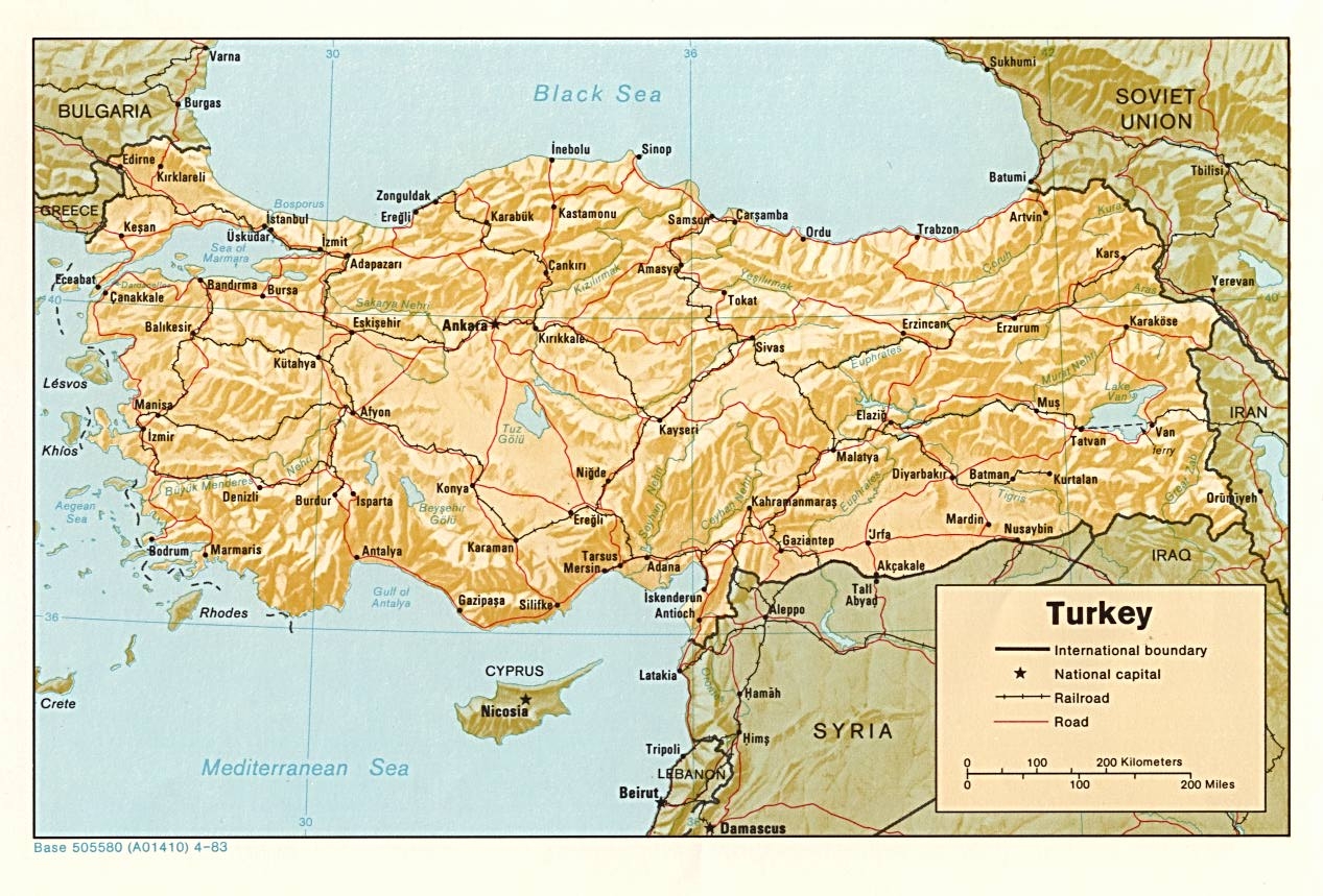 Turkey Maps Perry Casta eda Map Collection UT Library Online