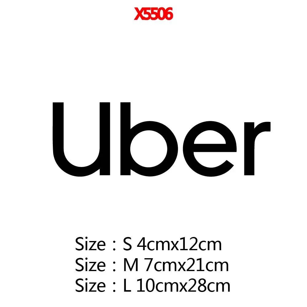 Uber Text Car Stickers Window Decor Vinyl Decal Drive Service Sign Car Sticker AliExpress