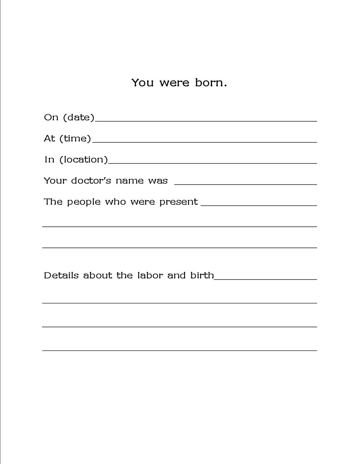 UPDATE Our Homemade Baby Book With Free Printables Bare Feet On The Dashboard