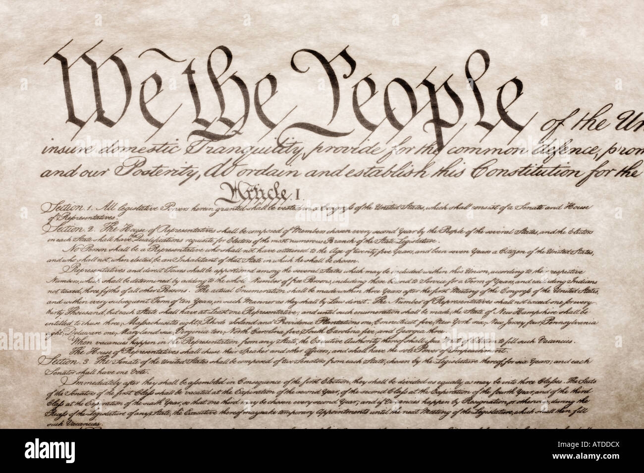 Us Constitution Document Hi res Stock Photography And Images Alamy