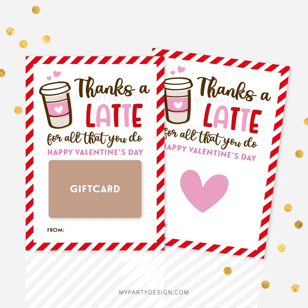 Thanks A Latte Free Printable