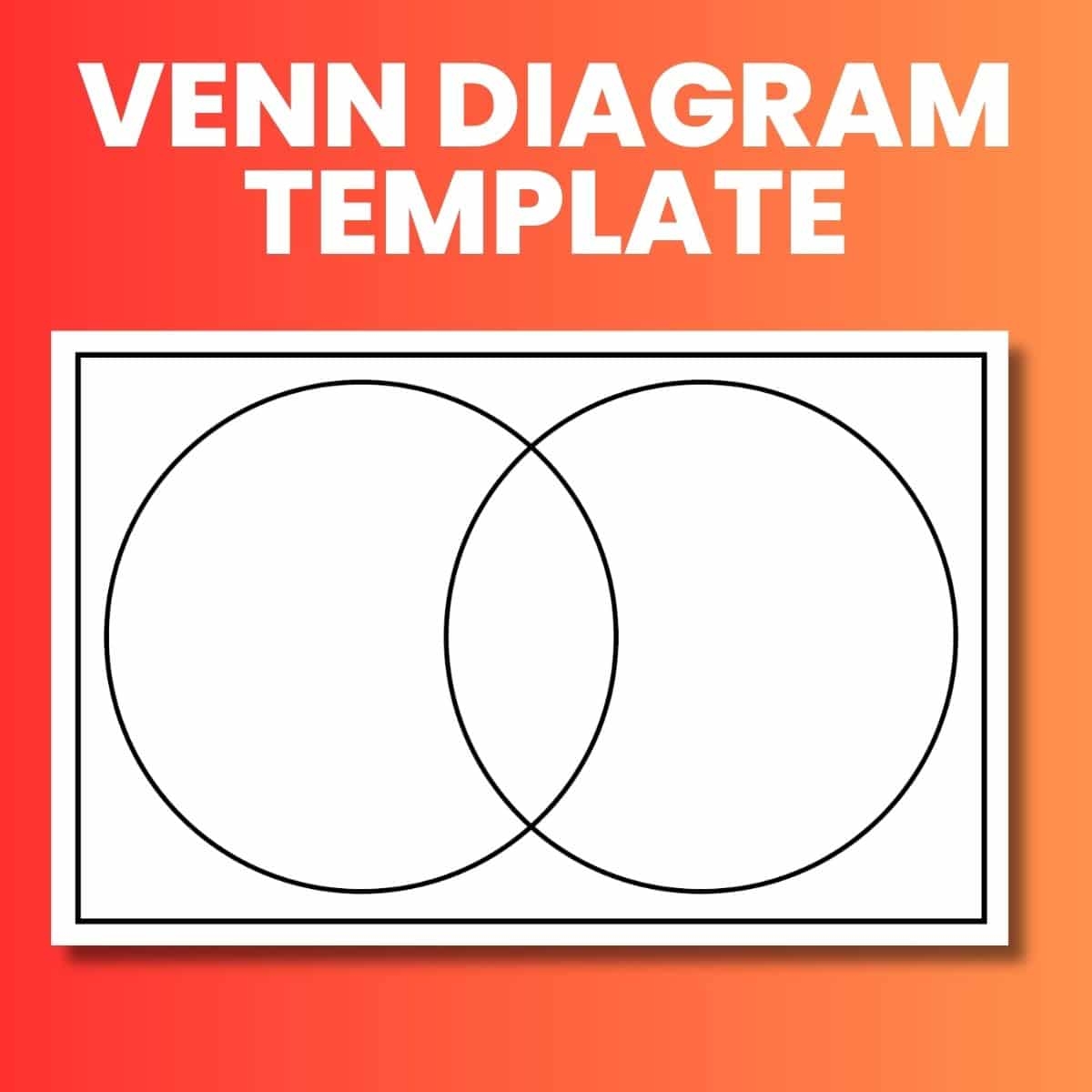 Venn Diagram Template PDF Free Printable Math Love