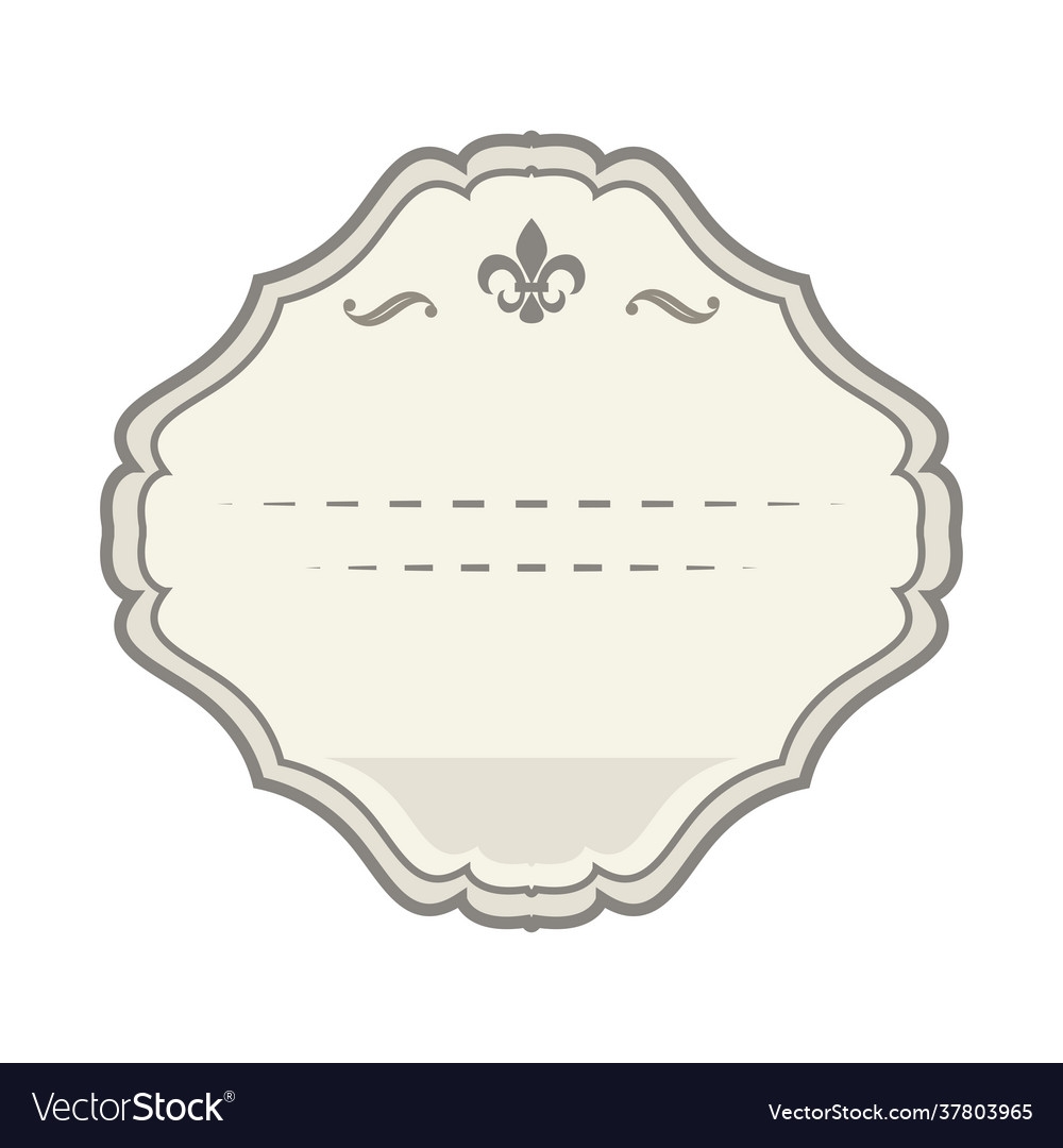 Vintage Label Template Royalty Free Vector Image