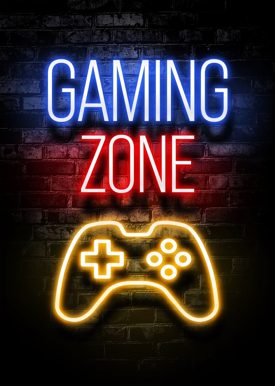 Wall Art Print Gaming Zone Abposters