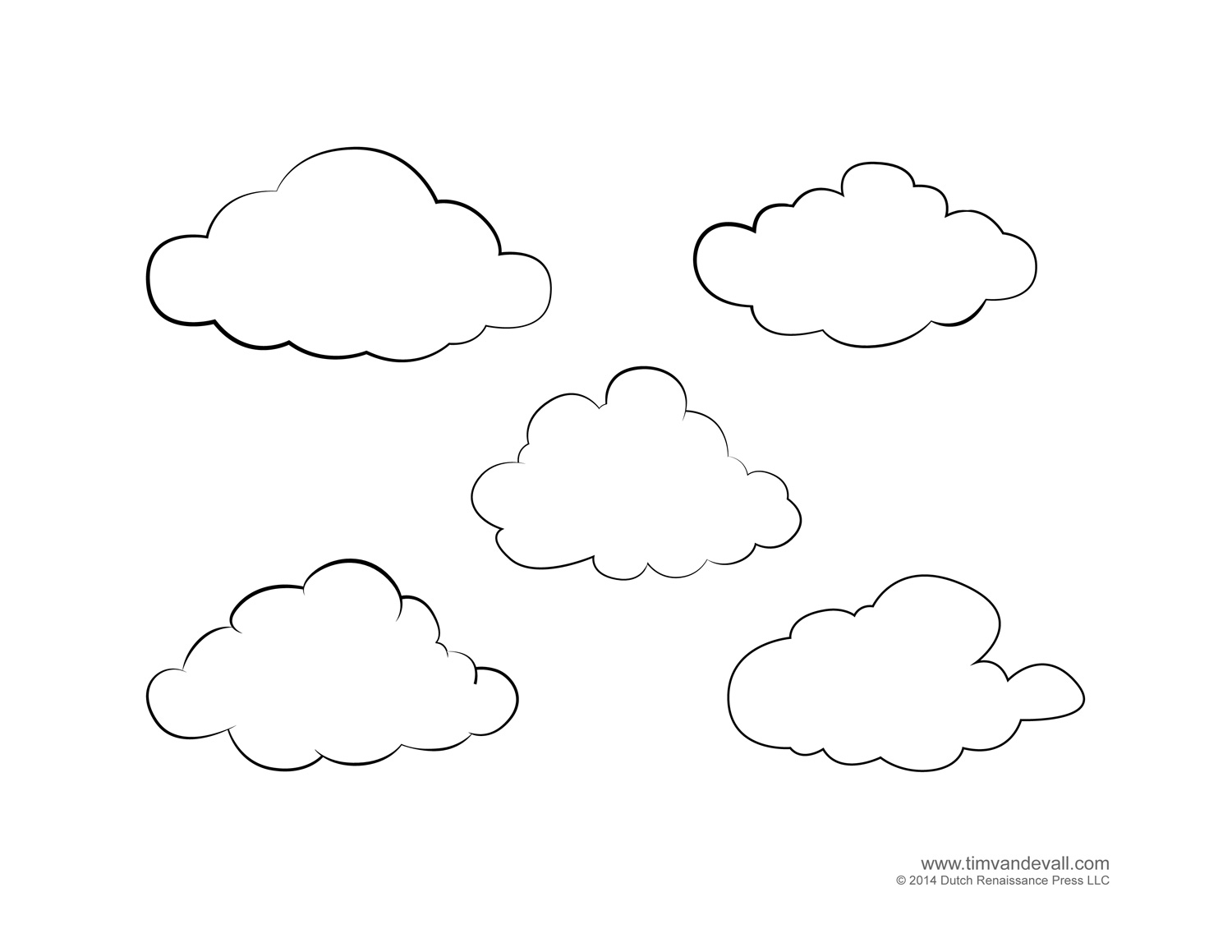 Weather For Kids Free Cloud Templates And Weather Coloring Pages