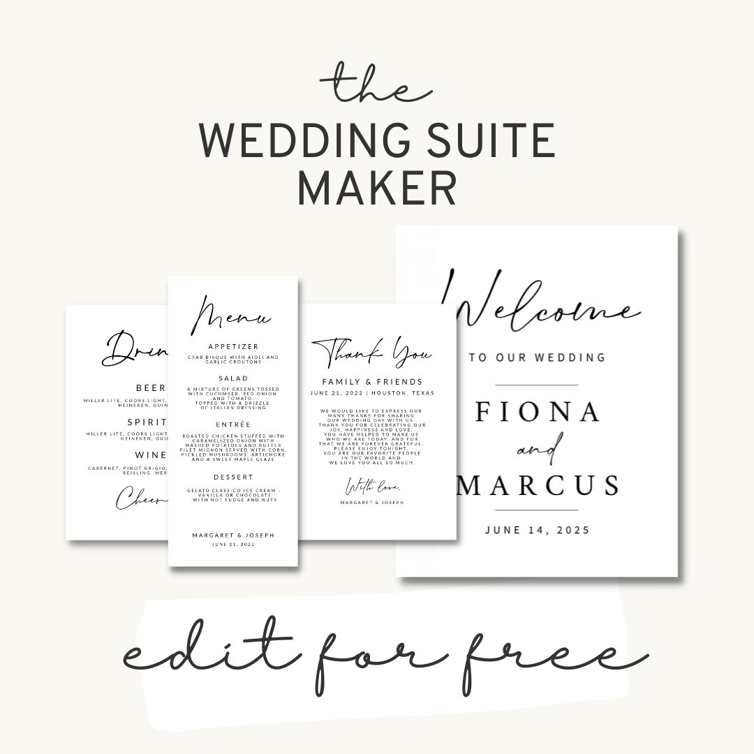 Wedding Invitation Maker Printable Market