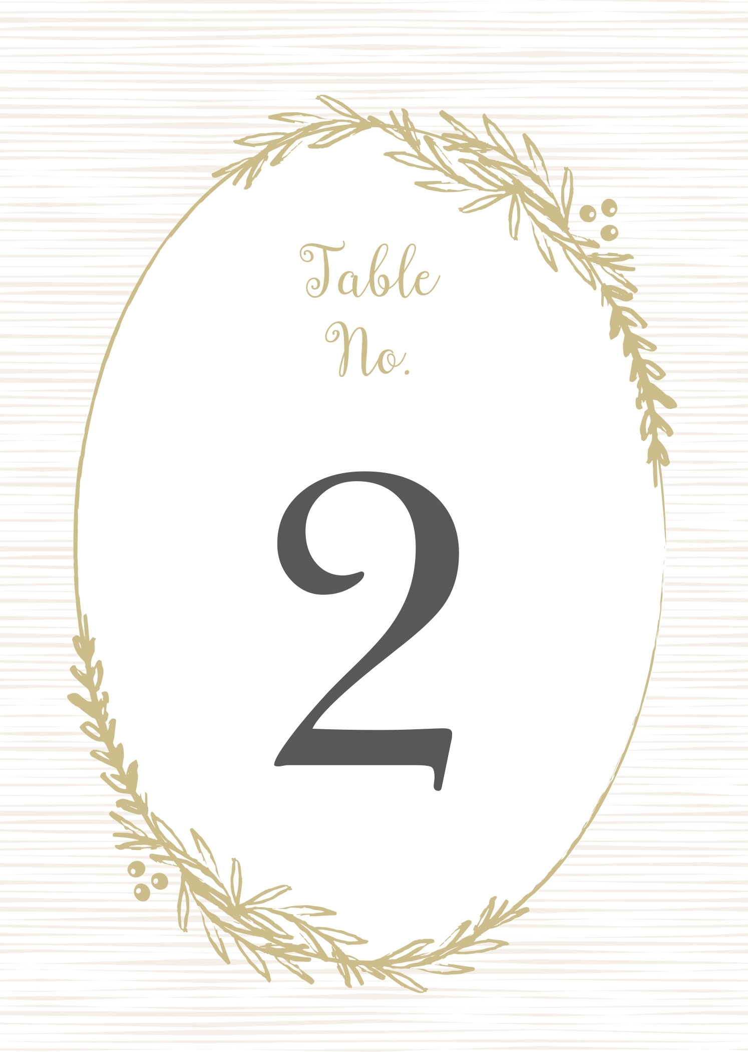 Wedding Table Numbers Printable PDF By Basic Invite