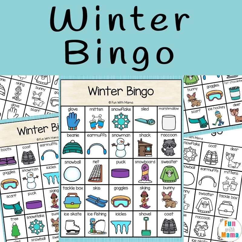Winter Bingo Fun With Mama