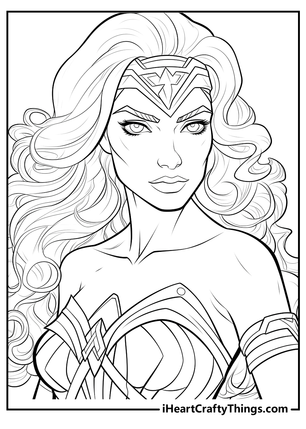 Wonder Woman Coloring Pages 100 Free Printables 