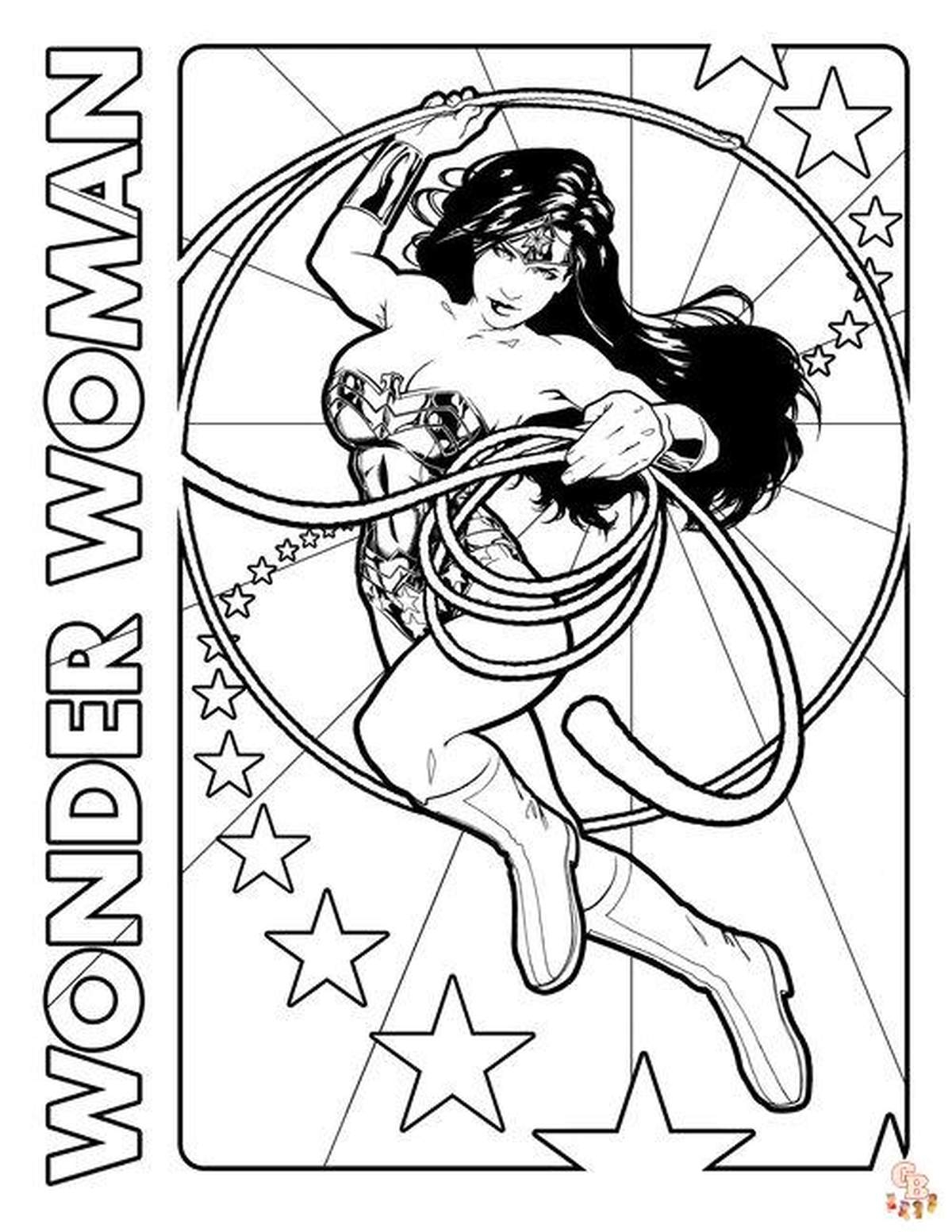Wonder Woman Coloring Pages Wonder Woman Coloring Pages Free Printables For Kids And Adults Catch My Party