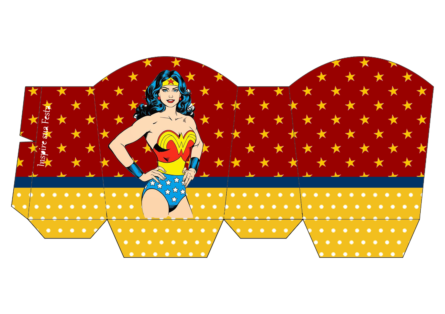 Wonder Woman Retro Party Free Printable Boxes And Free Printable Invitations Oh My Fiesta For Geeks