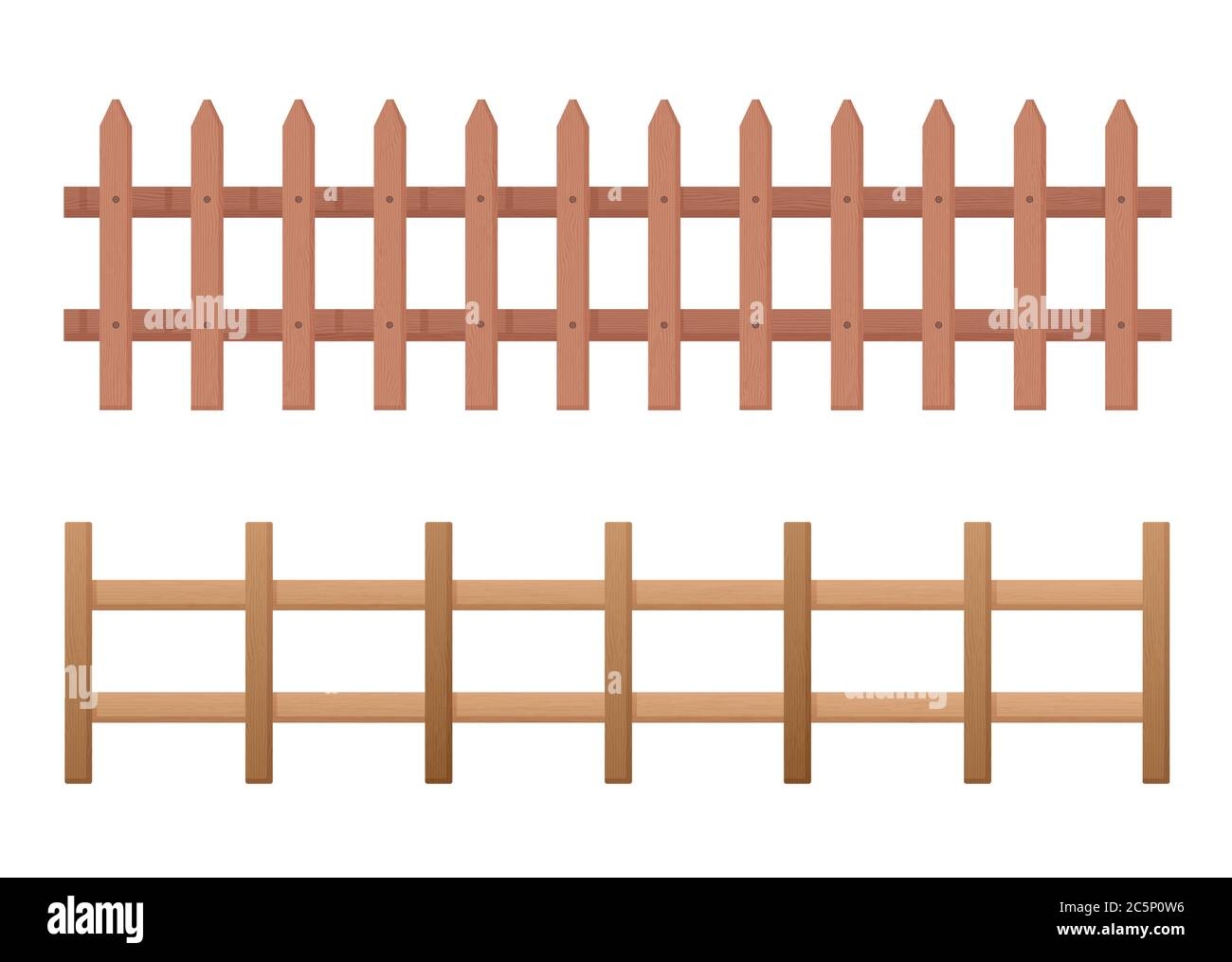 Wood Farm Fence Cut Out Stock Images Pictures Alamy