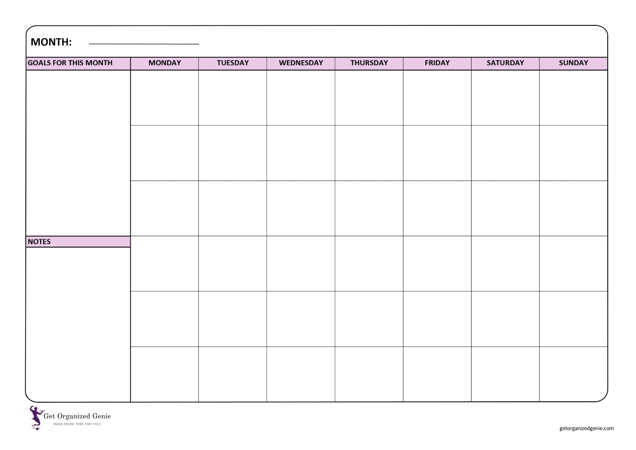 Work Planner Printables To Boost Productivity 