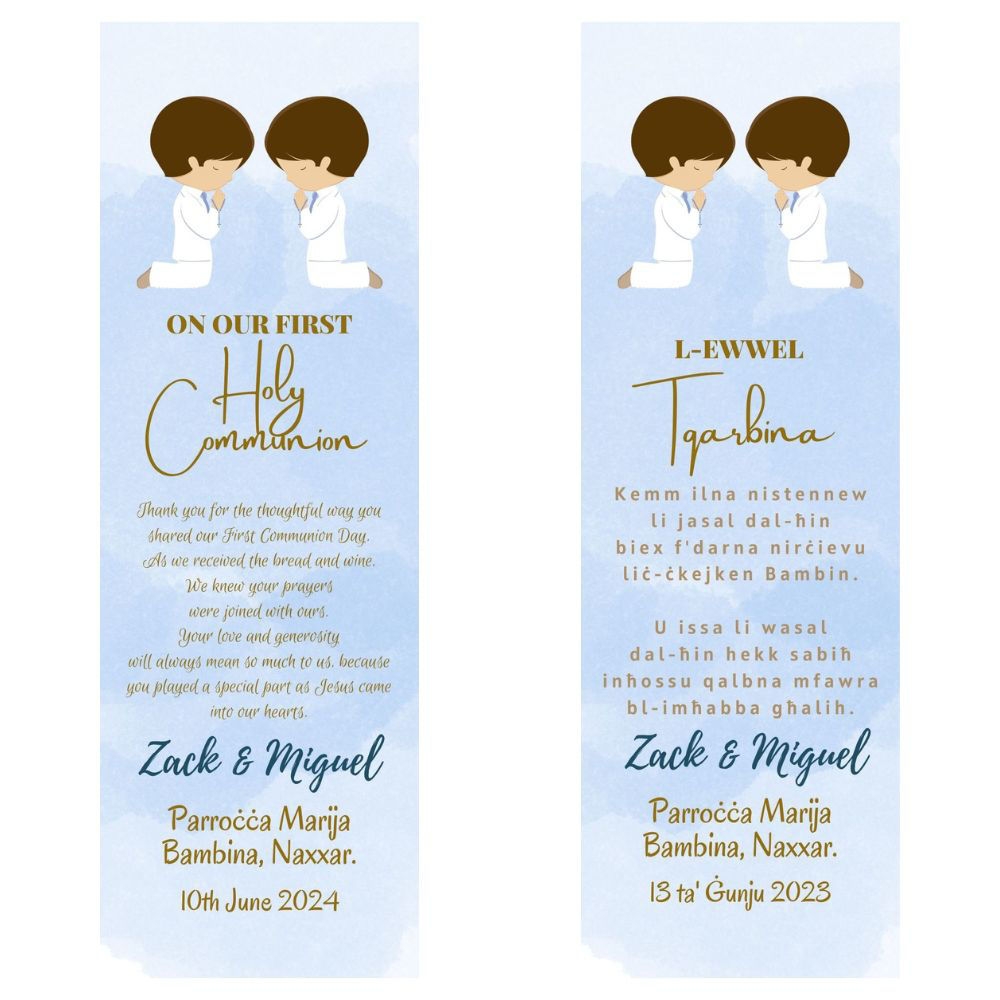 Free Printable First Communion Bookmarks