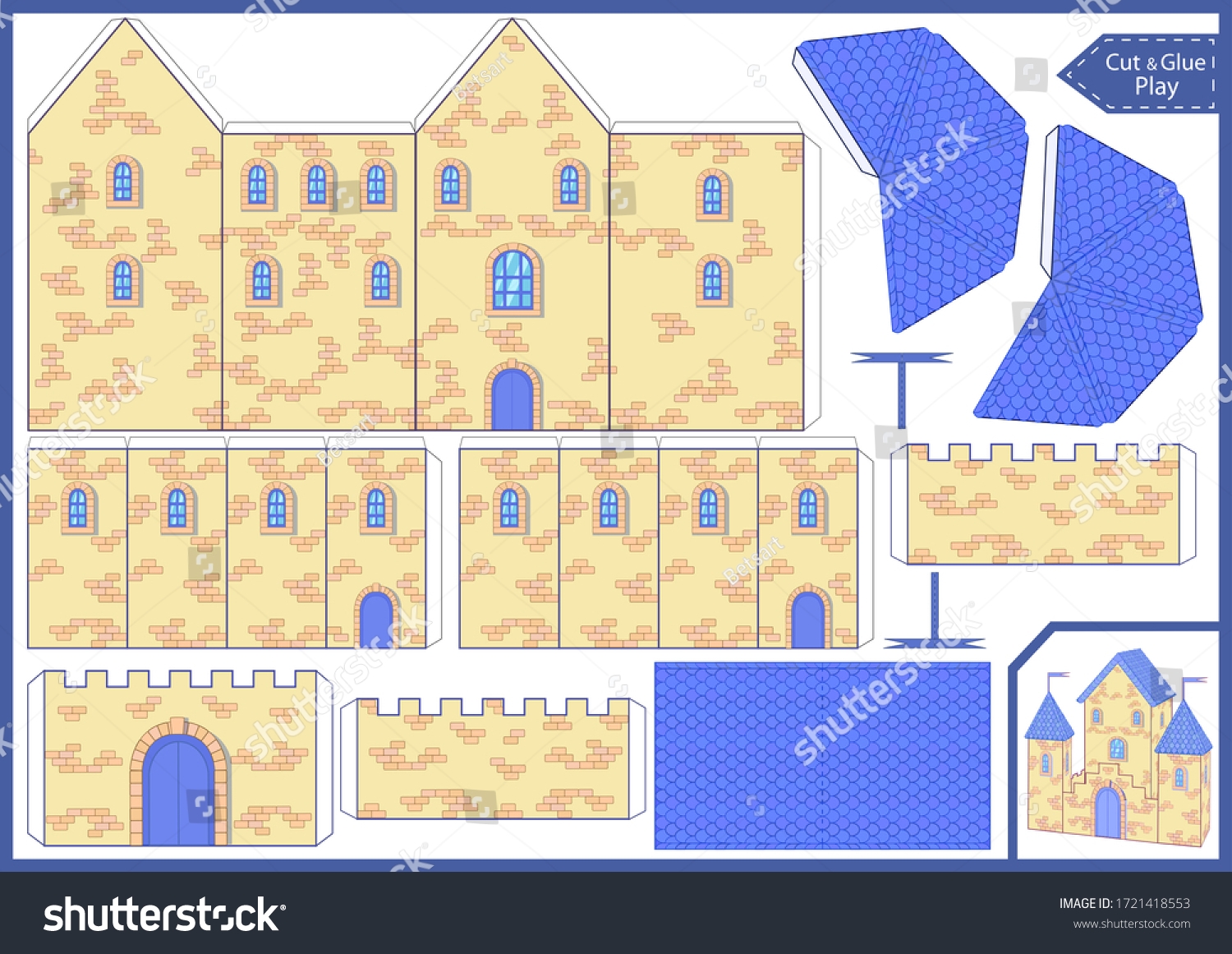 1 242 Castle Paper Craft Royalty Free Photos And Stock Images Shutterstock