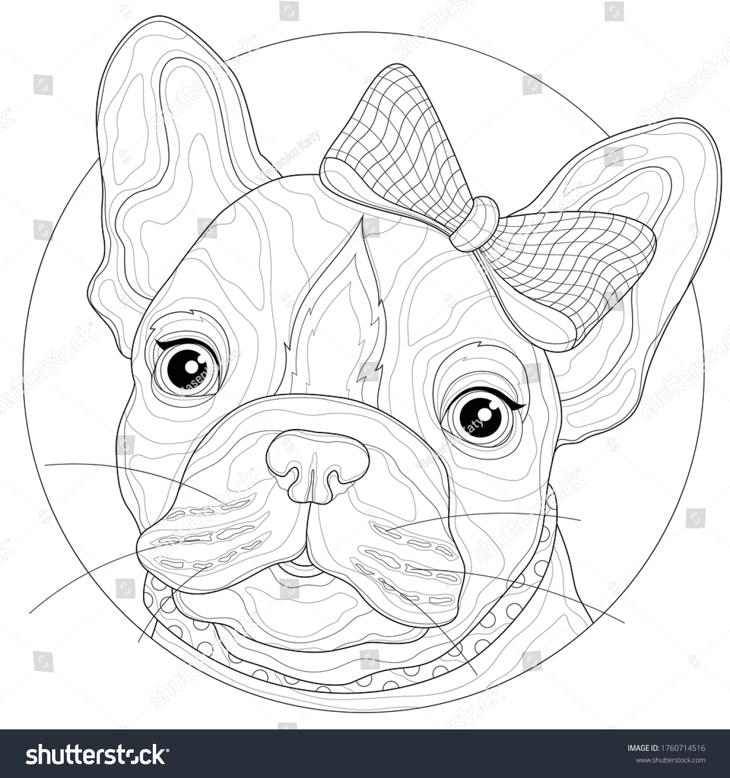 Free Coloring Sheet Printable Bulldog