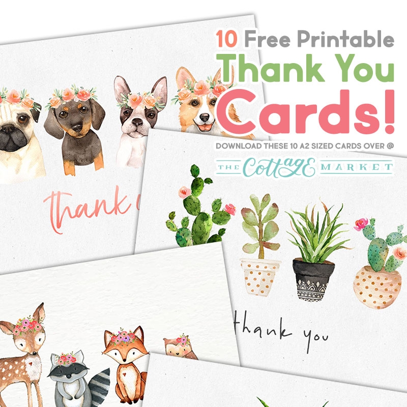 Free Printable Thank You Notes