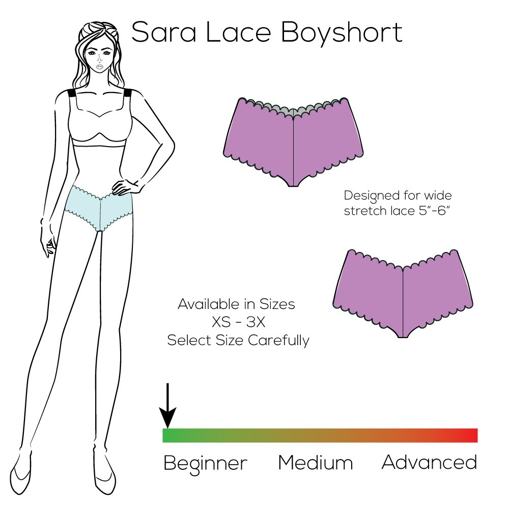 Free Printable Lingerie Pattern