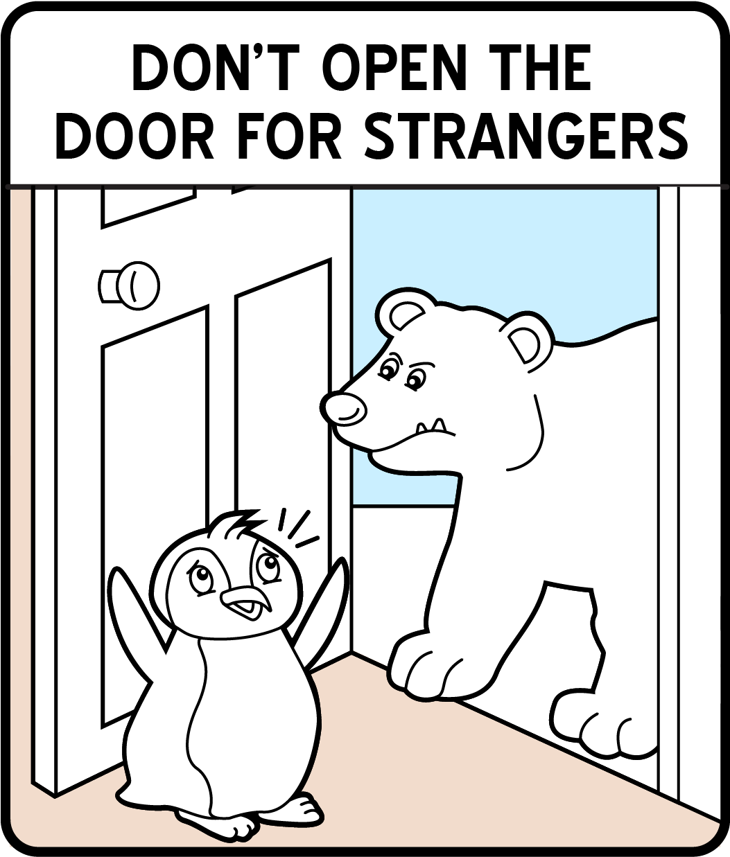 10 Safety Sign Coloring Pages For Kids SmartSign Blog