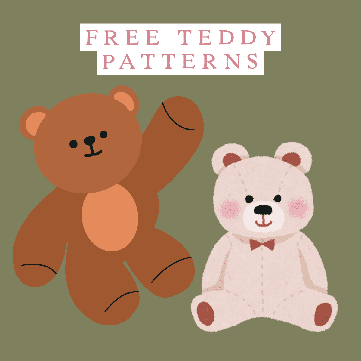 Free Printable Bear Pattern