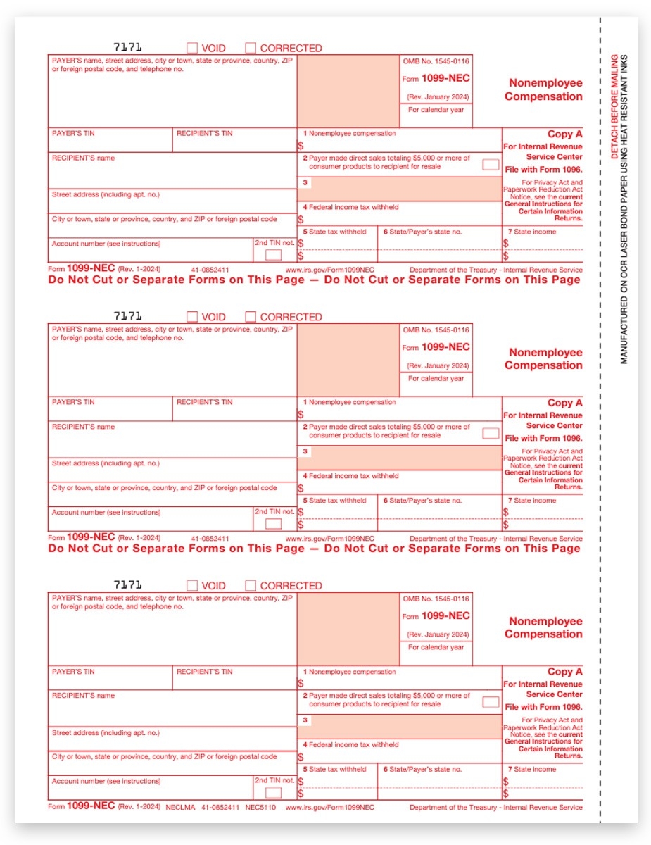 Free Printable 1099 Forms