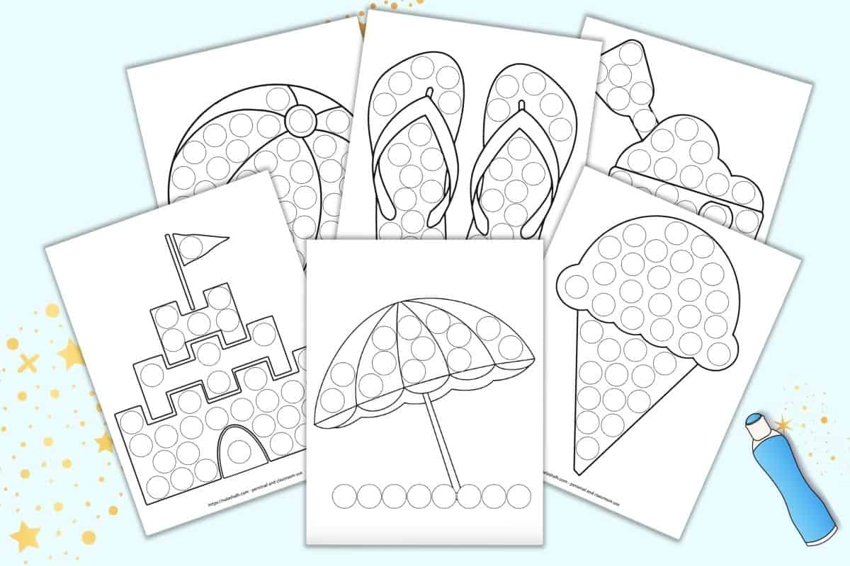 Free Printable Dot Art