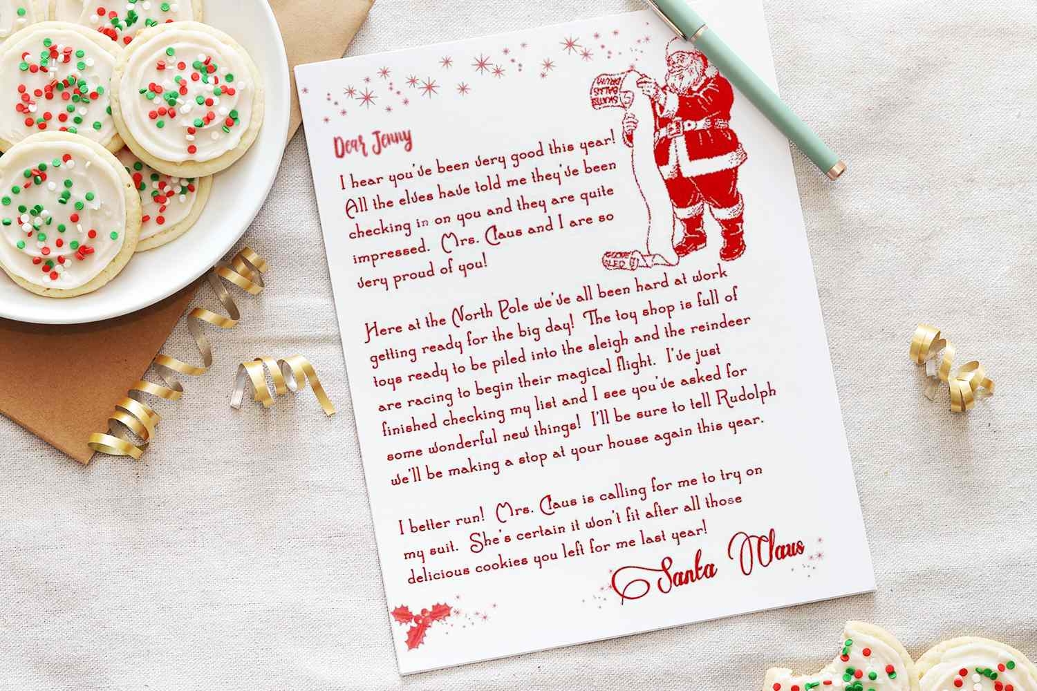 Free Printable From Santa Letters