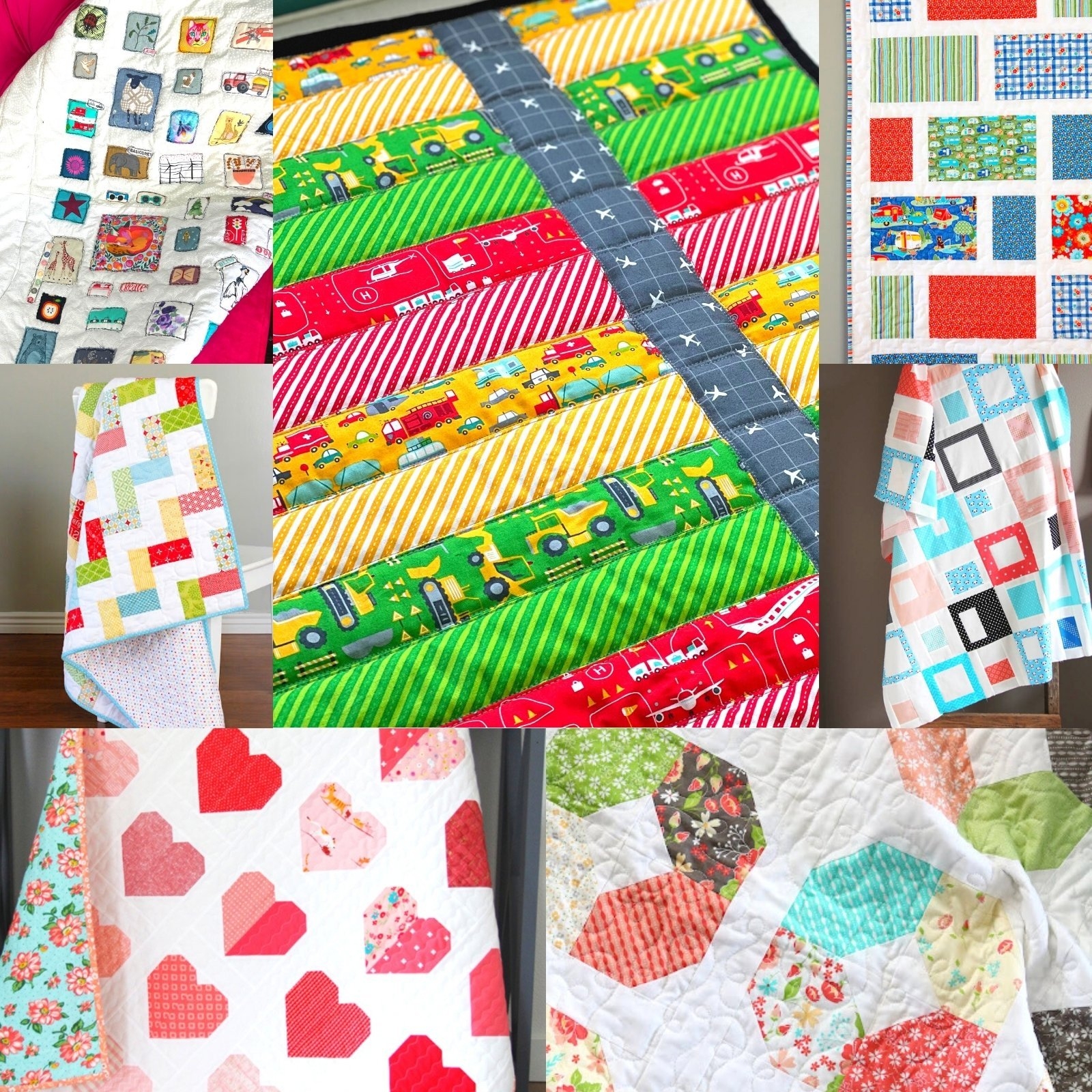 17 Fun Easy Free Baby Quilt Patterns Scrap Fabric Love