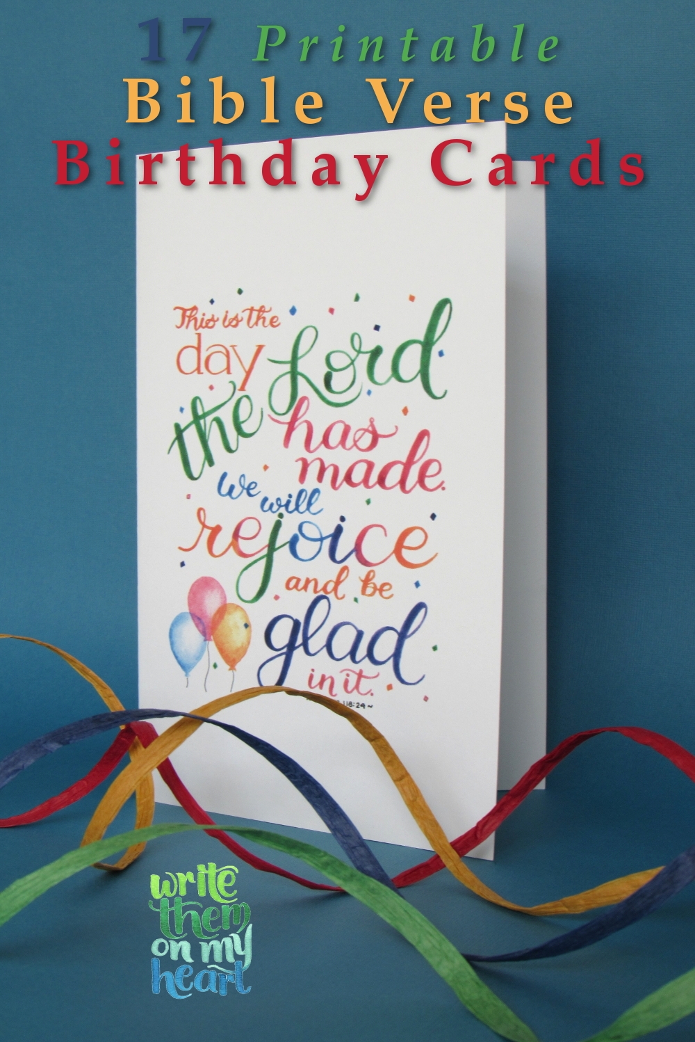 17 Printable Bible Birthday Cards Write Them On My Heart