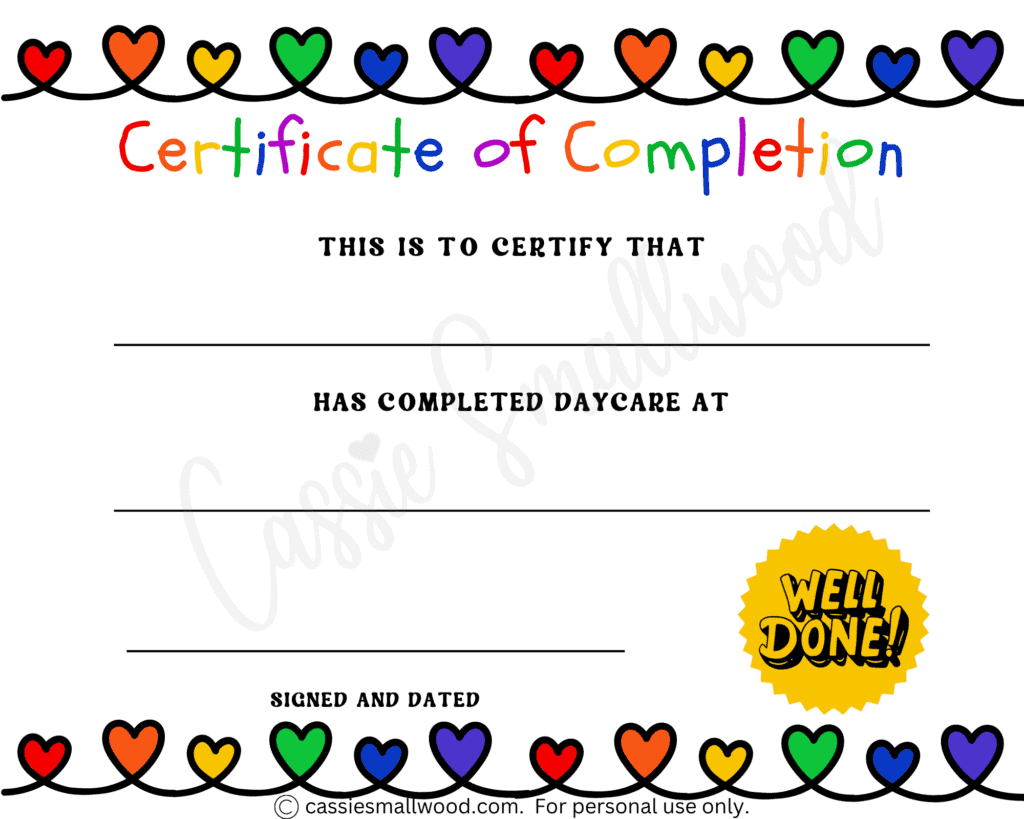 Free Printable Pre K Graduation Diplomas