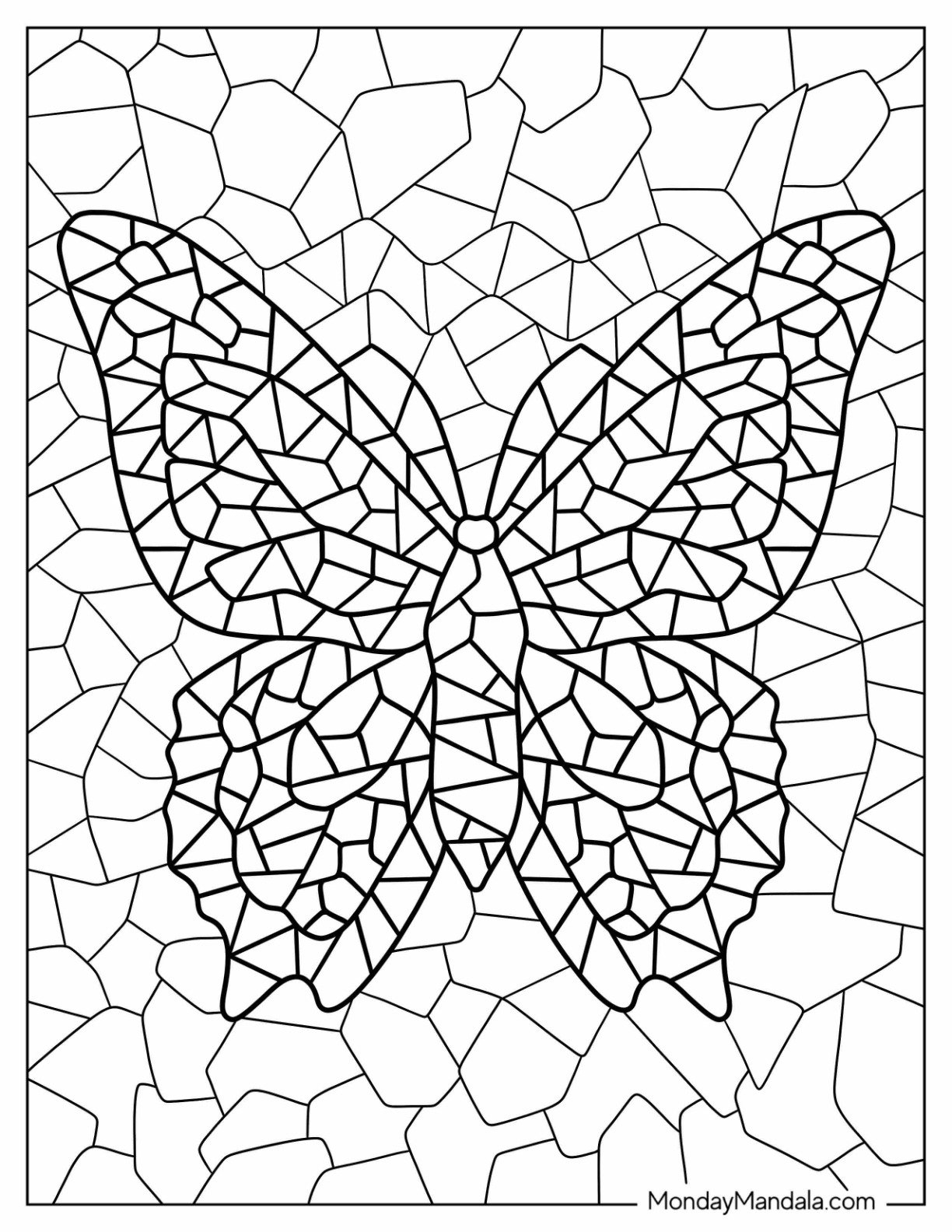 22 Mosaic Coloring Pages Free PDF Printables 