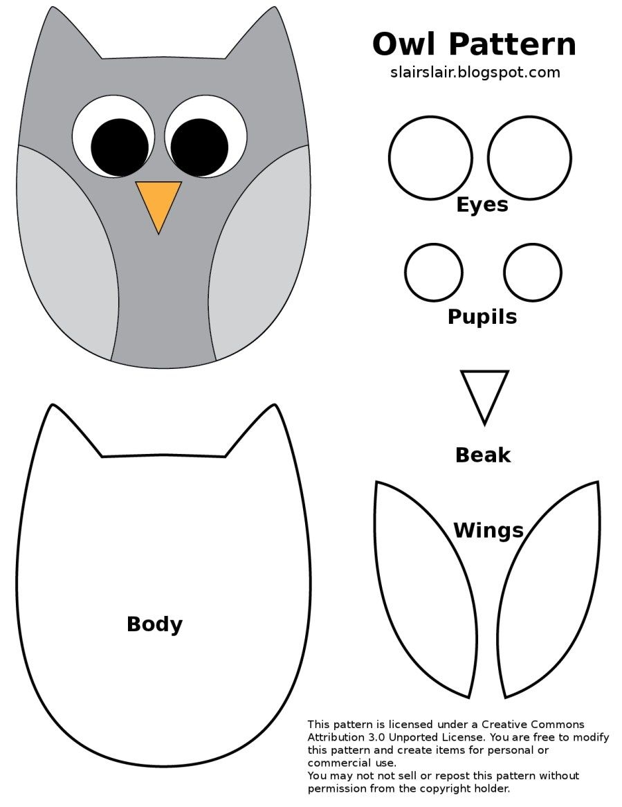 25 Amazing Image Of Owl Sewing Pattern Figswoodfiredbistro Worksheets Library
