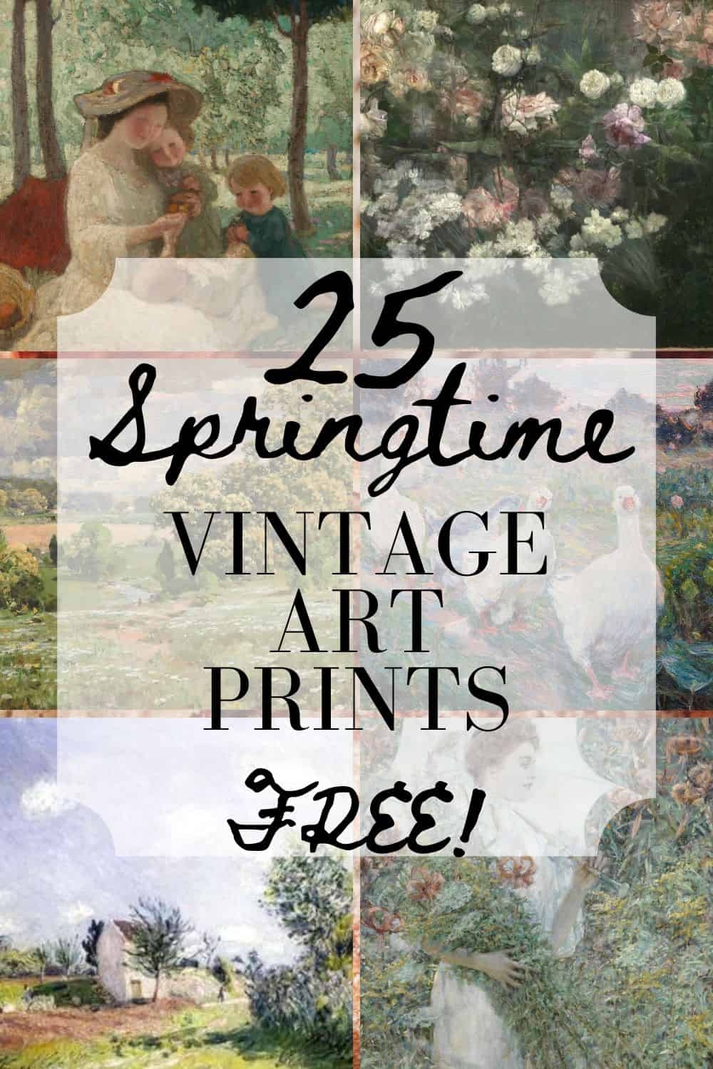 Free Printable Vintage Art